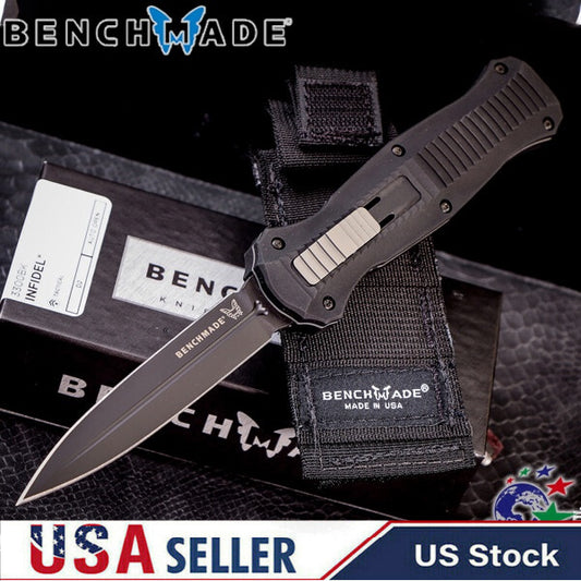 ⚡Last Day 70% OFF丨Benchmade 3300BK Infidel OTF Automatic Knife ✈️Buy 2 Get Free Shipping