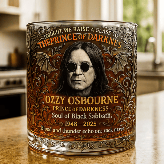 🌟🎶Ozzy Osbourne Limited Memorial Tumbler🥛🕰️